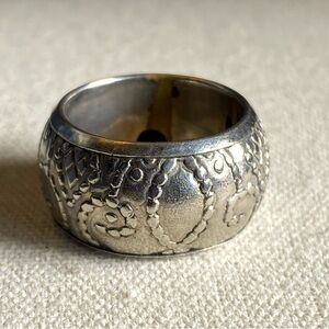 Silver Wide Band Ring (7.5-8)